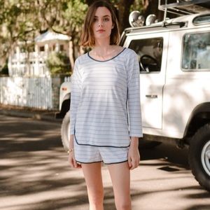 Lake Pajamas Long Sleeve Short Set